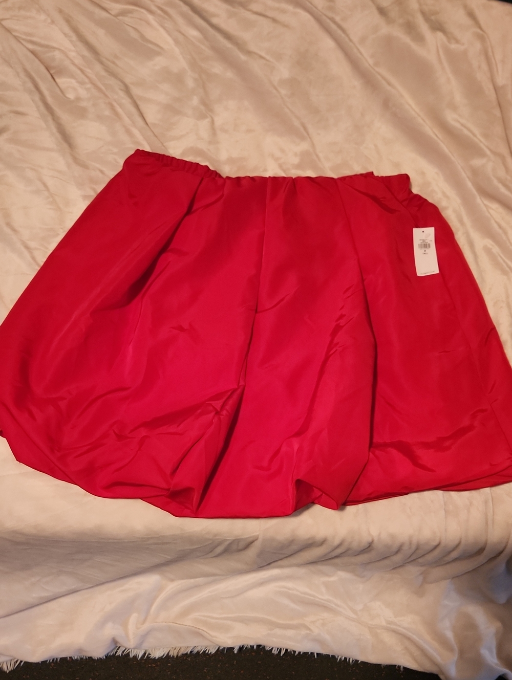 Old Navy Red Women's Elastic-Waist Skirt